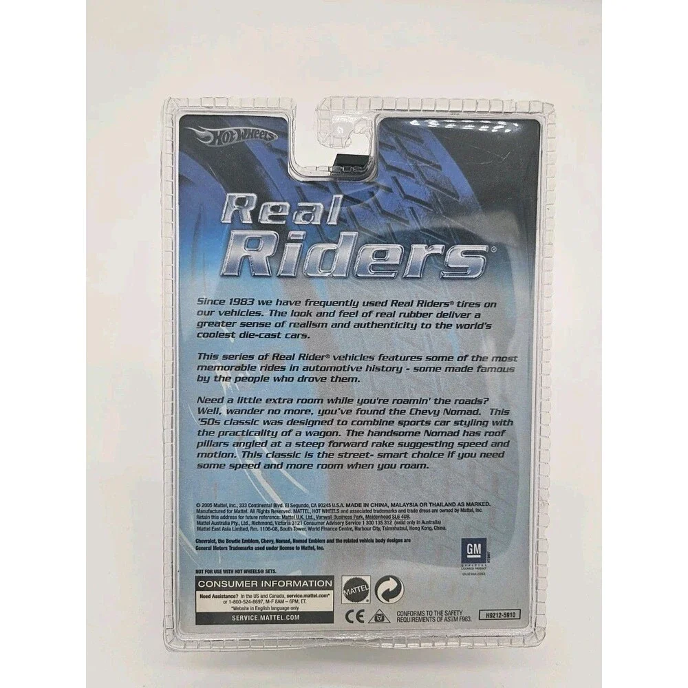 Hot Wheels Classic Nomad - 2005 Real Riders New In Package